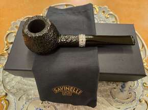 Savinelli Trevi Rusticated Black pipe 345