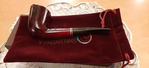 Vincenzo Freehand Red Sandblast pipe