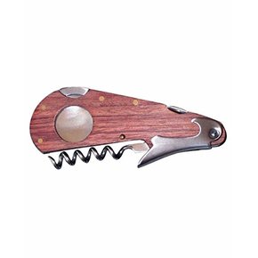 Wine opener and cigar cutter